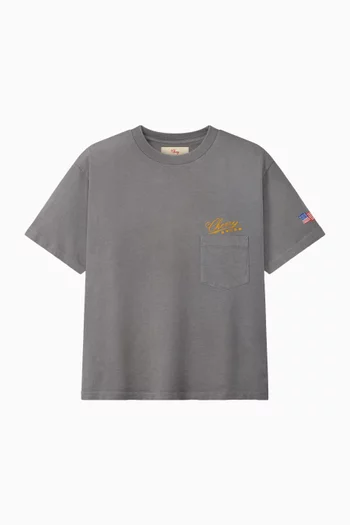 5 Star Boxy Pocket T-shirt in Cotton
