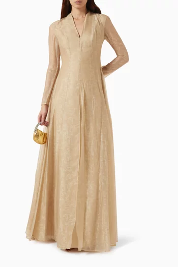 Nha Yen Maxi Dress in Chiffon