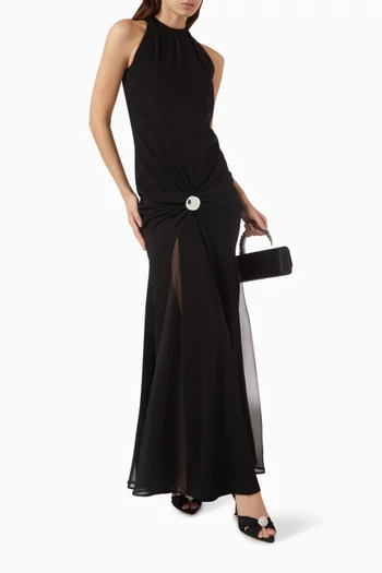 Da Lam Maxi Dress in Velvet