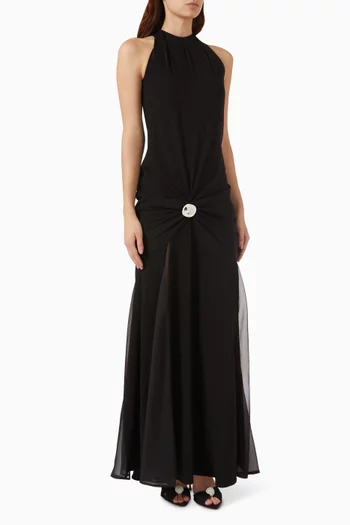 Da Lam Maxi Dress in Velvet