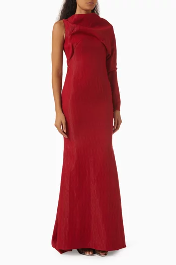 Linh Ha Maxi Dress in Crinkle Cotton