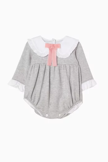 Bow Ruffle Romper