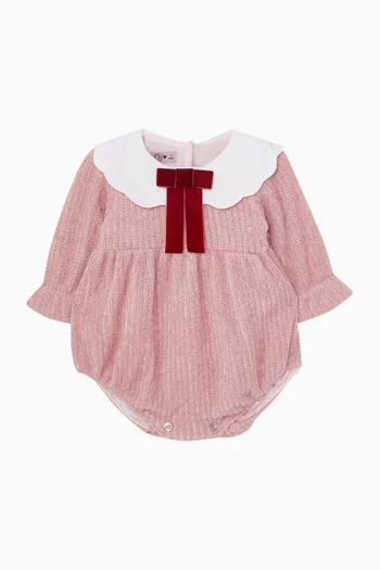 Bow Ruffle Romper
