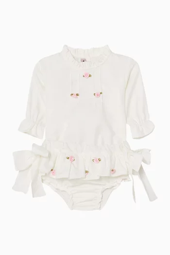 Rose-detail Blouse
