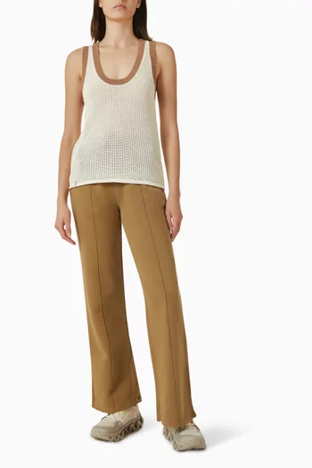 Fenway Wales Knit Tank Top in Organic Cotton