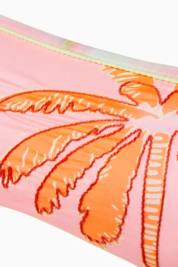 Palm & Sun Strapless Bikini Top