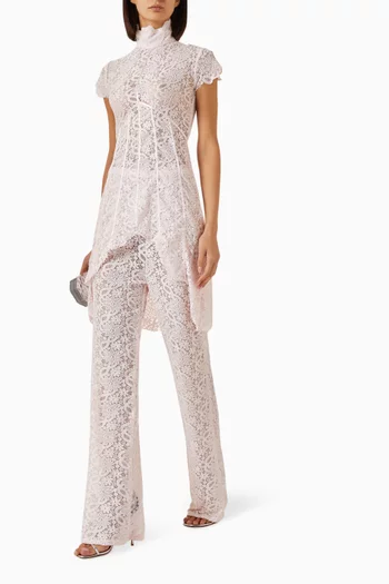 Carly Top & Pants Set in Lace