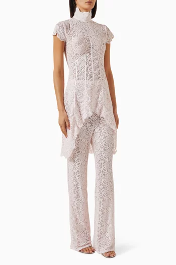 Carly Top & Pants Set in Lace