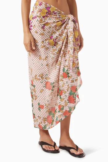 Pajaritos Y Rosas Pareo