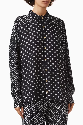 Estrellitas Y Olas Shirt in Cotton-blend