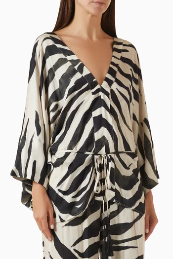Desierto Vivo Tie-waist Blouse