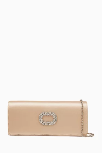 Alicia Clutch Bag in Satin