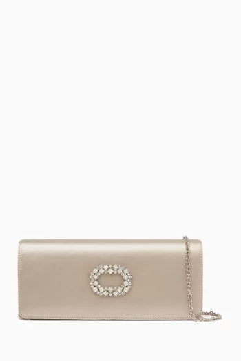 Alicia Clutch Bag in Satin
