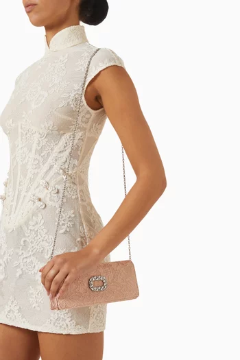 Alicia Clutch Bag in Satin