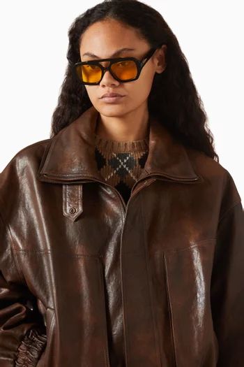 Azur Soleil Aviator Sunglasses in Acetate