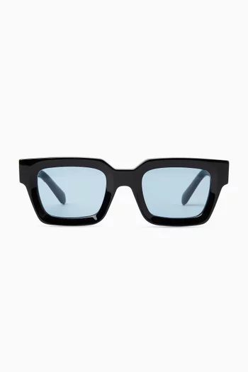 Bleu Icone Square Sunglasses in Acetate