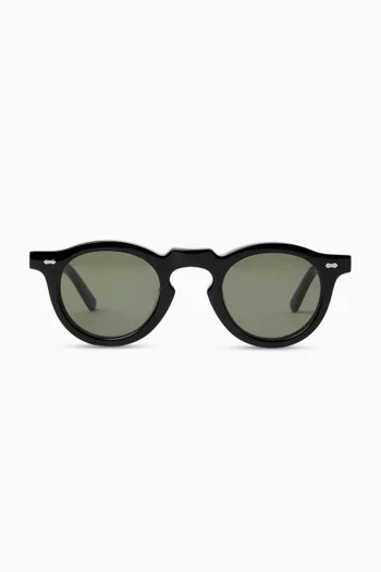Esprit Noir Round Sunglasses in Acetate
