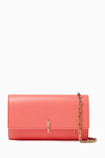 Bettina Wallet on Chain in Leather