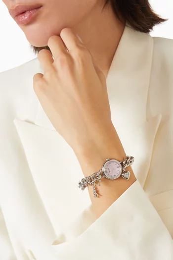 Iris Stainless Steel Watch, 22mm