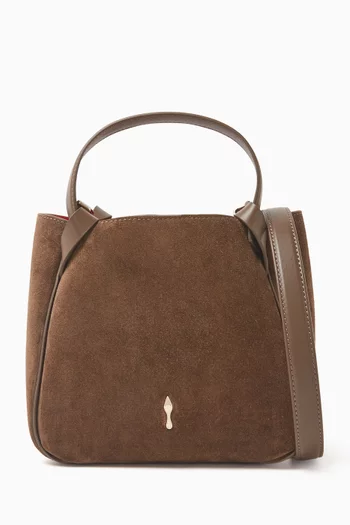 Mini Bettina Tote Bag in Reversed Calf Leather