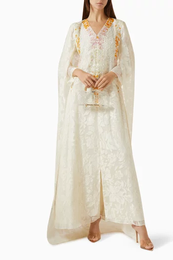 Three-tone Embellished Dress