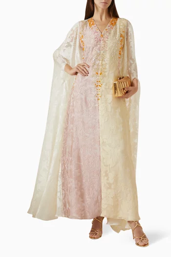 Three-tone Embellished Dress