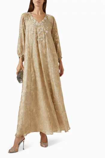 Embellished Lace Dress