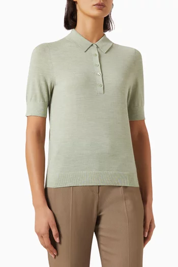 Fidenka Polo Shirt in Virgin Wool