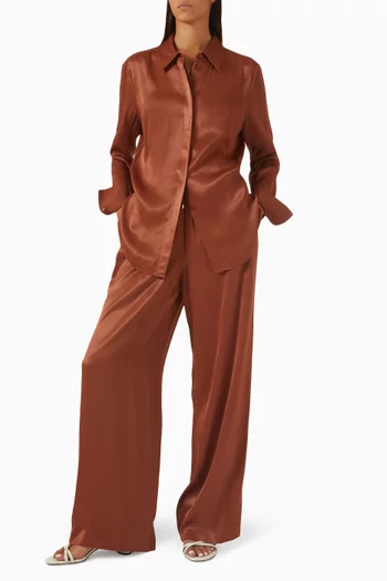 Tavati Relaxed-fit Pants in Satin