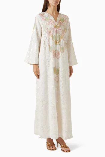 Bead-embroidered Dress