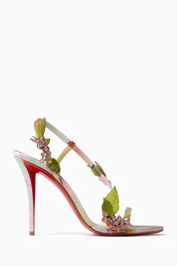 Rosa Fruit 100 Sandals in Crepe-satin