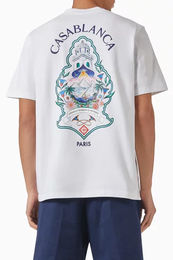 Hotel Emblem T‑shirt in Organic Cotton