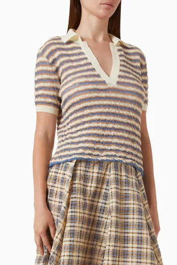 Ophelia Polo Shirt in Wool