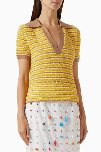 Ophelia Polo Shirt in Wool