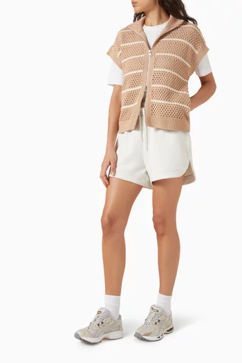 Haney Zip Sweater in Knit