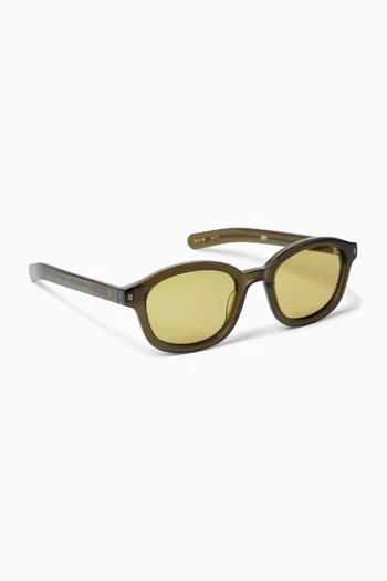 Theo Sunglasses in Italian Mazzucchelli Acetate