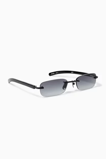 Milo Sunglasses in Titanium