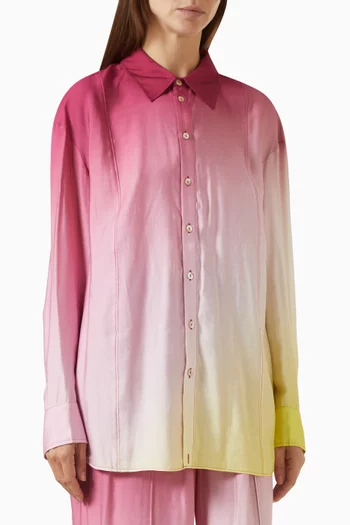 Bennet Shirt in Satin