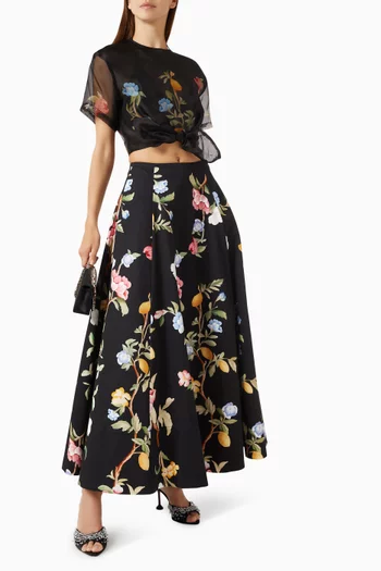 Riley Sleeve Top in Silk