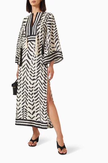 Squared Away Tunic Dress in Linen