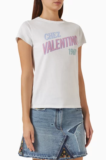 Chez Valentino 1960 T-Shirt in Cotton