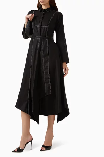 Roma Shirt Dress in Cotton-poplin