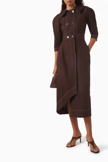 Leone Dress in Cotton-poplin