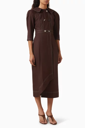 Leone Dress in Cotton-poplin