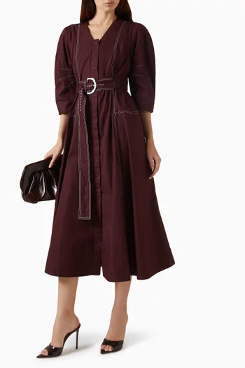 Roma Dress in Cotton-poplin