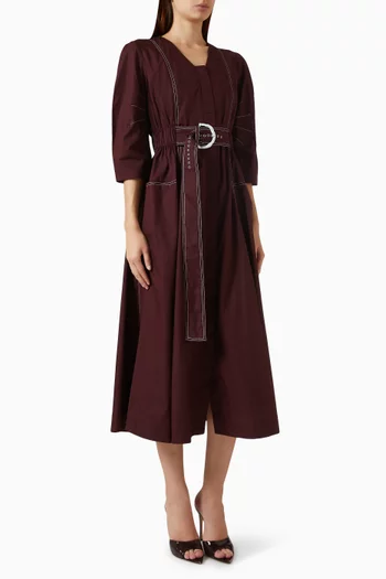 Roma Dress in Cotton-poplin