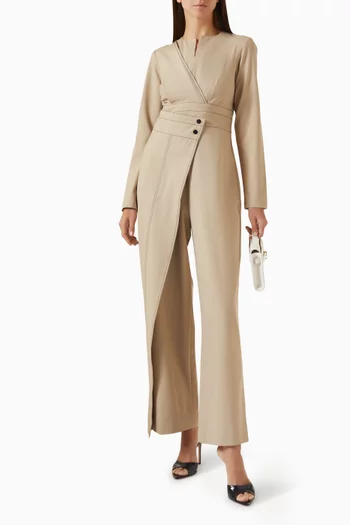 Via Jumpsuit in Viscose-blend