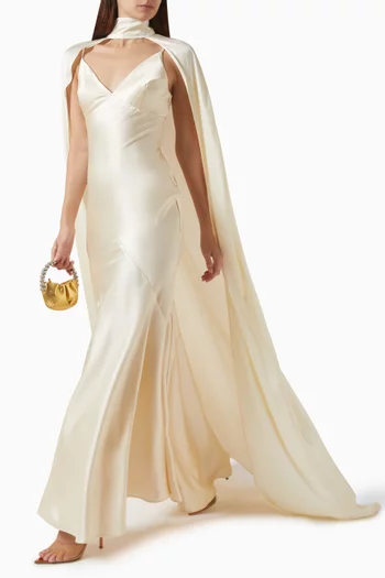 LIANA Gown in Naia™ Satin