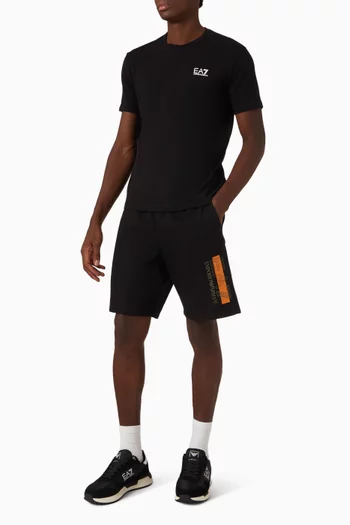 Slim Fit Shorts in Cotton Jersey