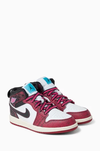 Jordan 1 Mid SE Sneakers in Leather